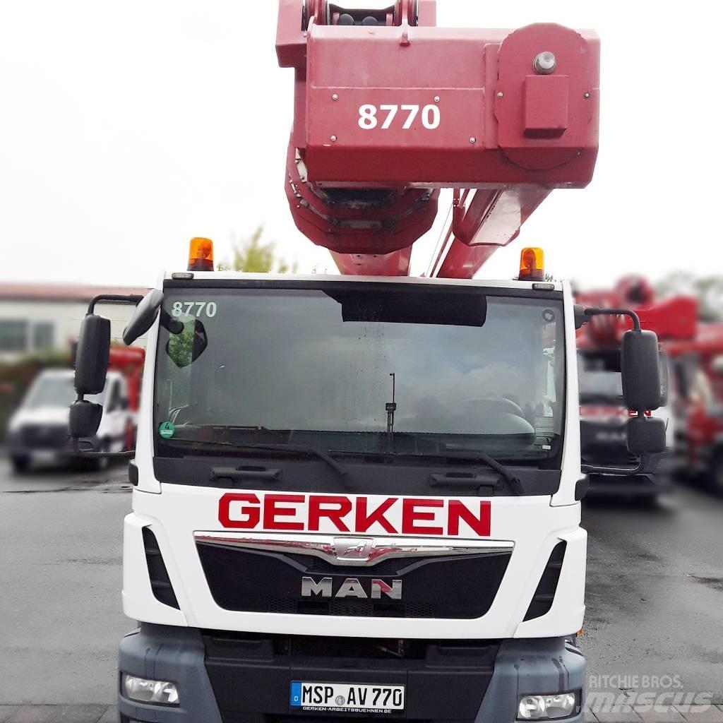 Ruthmann T400 Teherautóra szerelt emelők és állványok