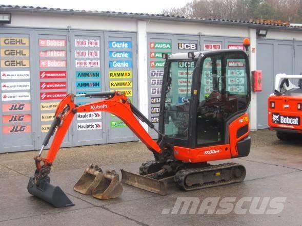 Kubota KX016-4 Mini kotrók < 7t