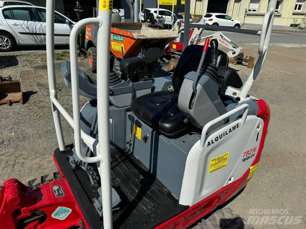 Takeuchi TB 216 Mini kotrók < 7t