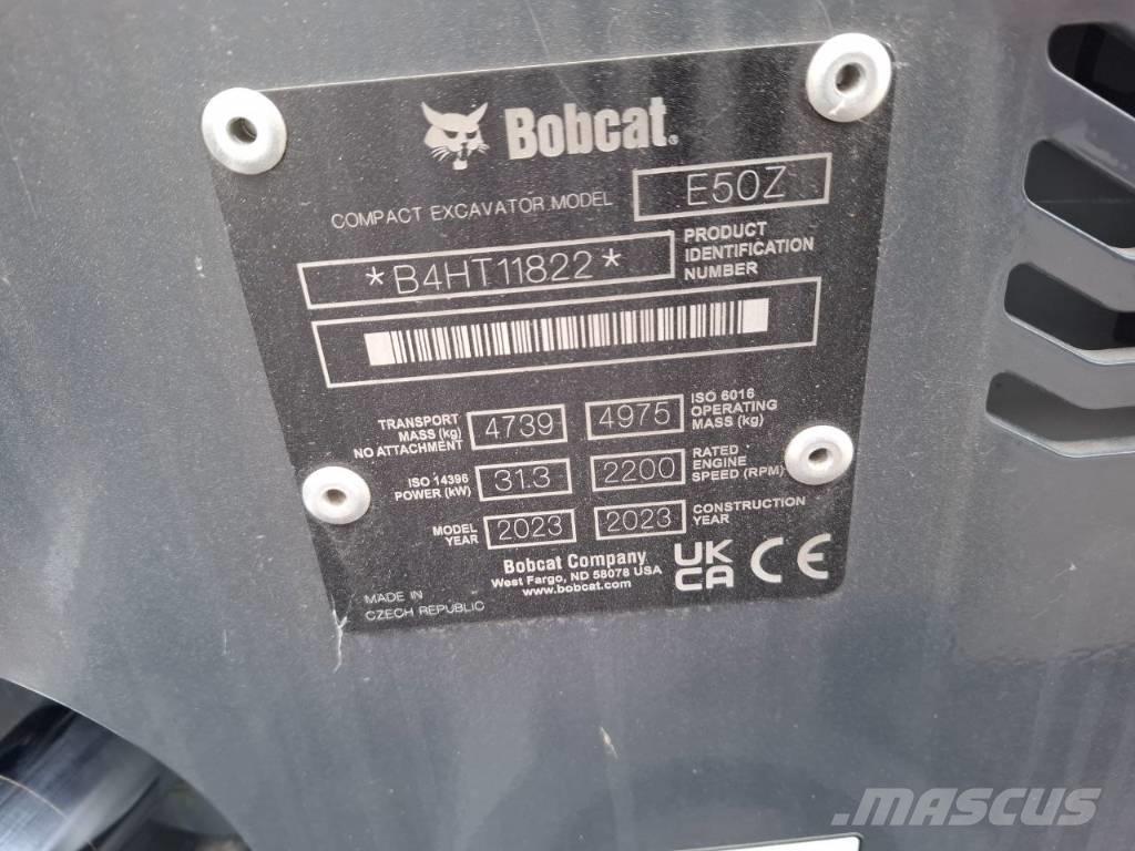 Bobcat E 50z Mini kotrók < 7t