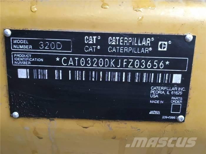 CAT 320 D Lánctalpas kotrók