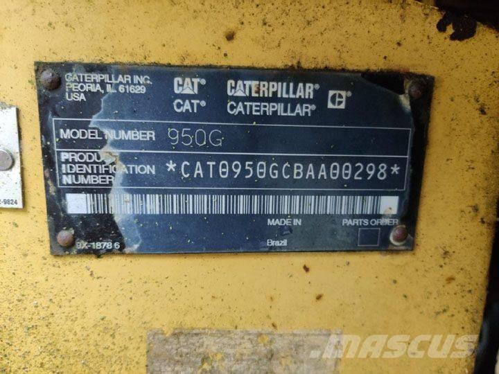 CAT 950 G Gumikerekes homlokrakodók