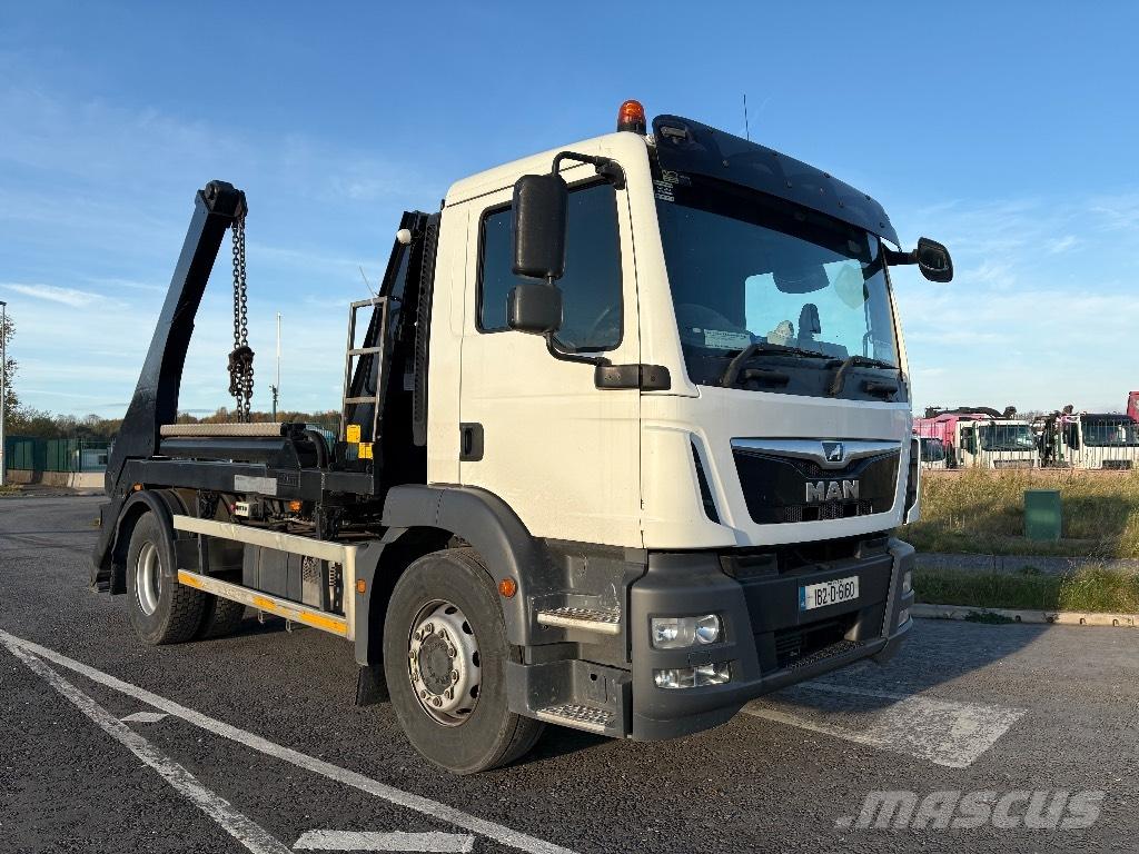 MAN TGM 18.250 Hidraulikus konténerszállító