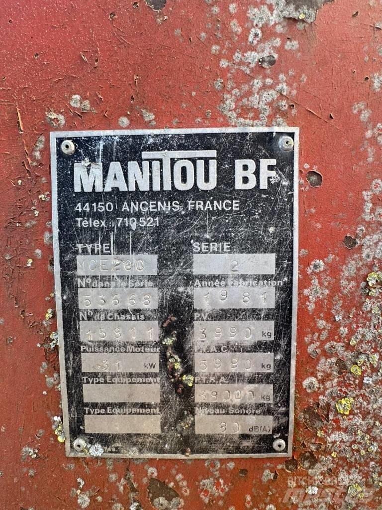 Manitou MCE 20 C Dízel targoncák