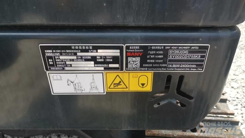 Sany SY 26 C Lánctalpas kotrók
