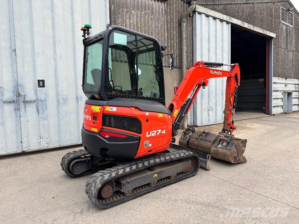 Kubota U 27 Mini kotrók < 7t