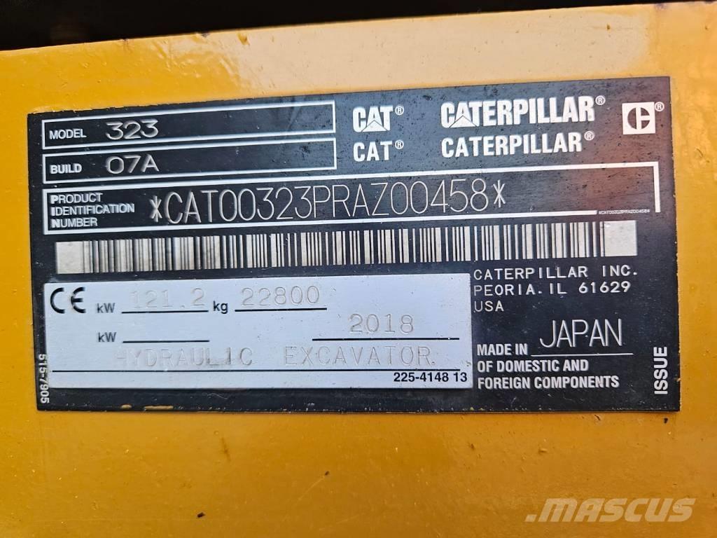 CAT 323 Lánctalpas kotrók