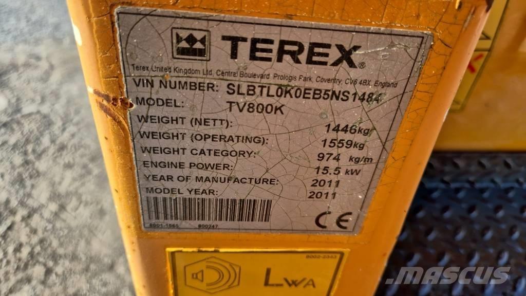 Terex TV 800 Ikerdobos hengerek
