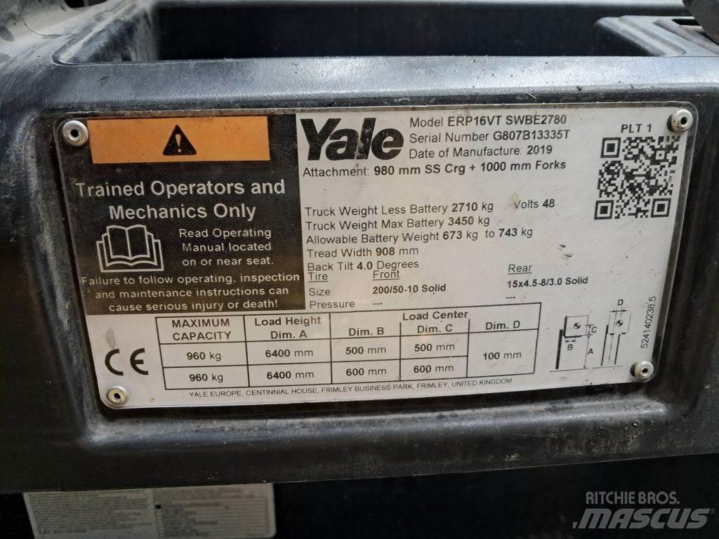 Yale ERP16VT Elektromos targoncák