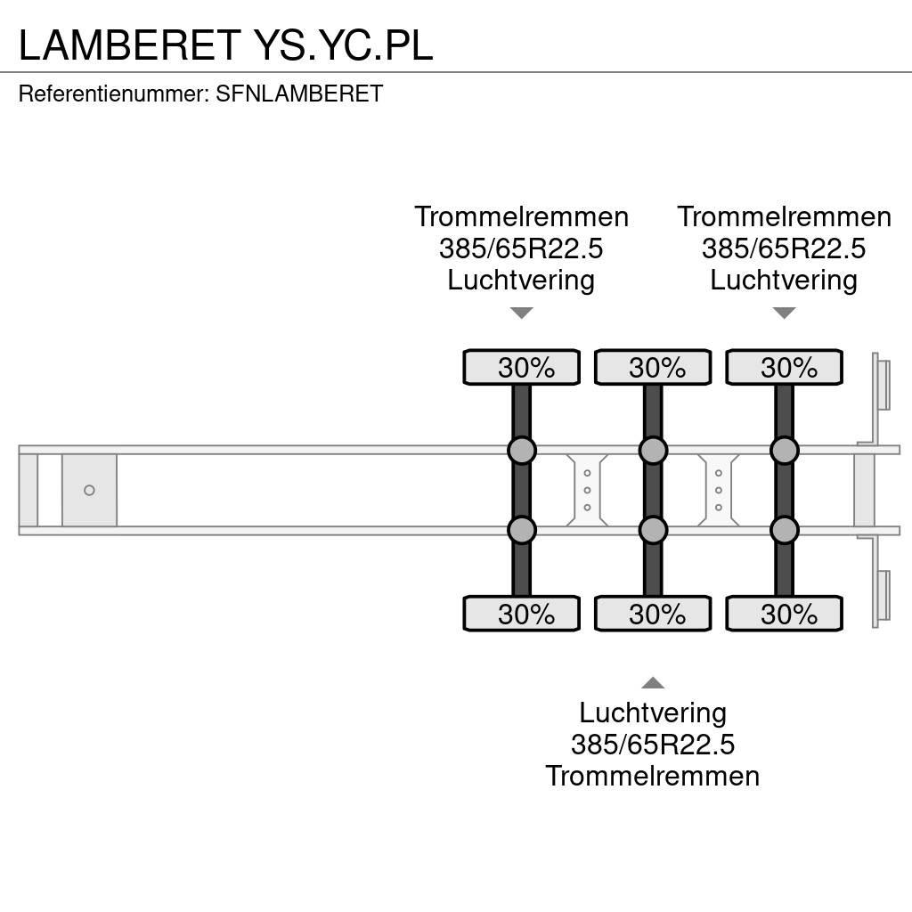 Lamberet YS.YC.PL Hűtős félpótkocsik