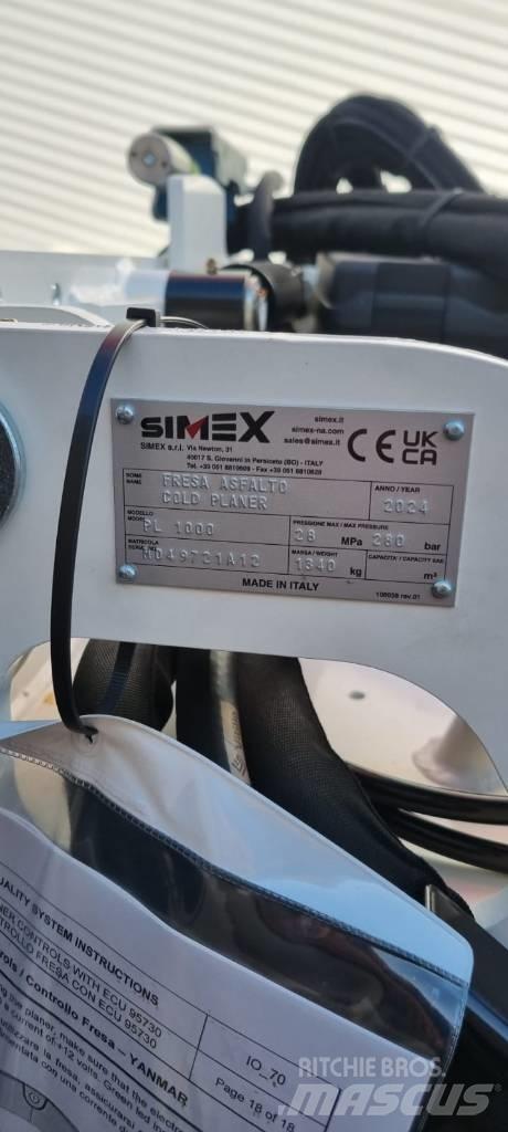 Simex PL1000 Aszfaltozógép tartozékok