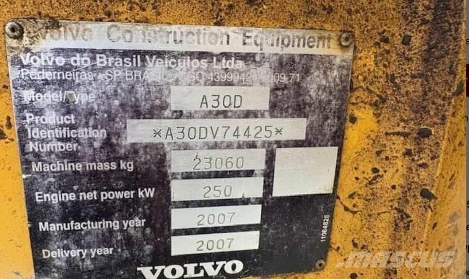 Volvo A 30 D Csuklósdömperek
