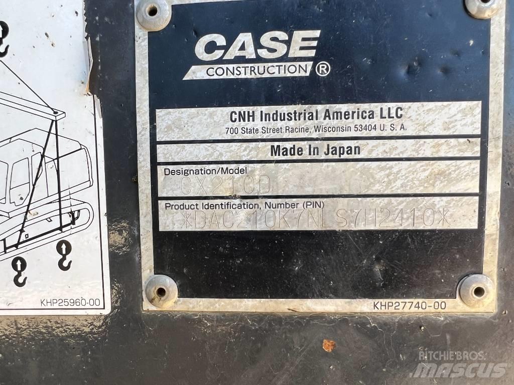 CASE CX 210 D Lánctalpas kotrók