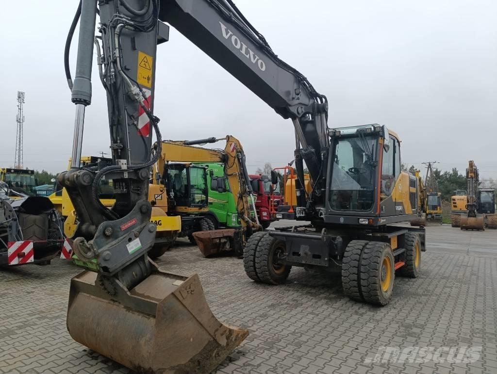 Volvo EW 220 E Gumikerekes kotrók