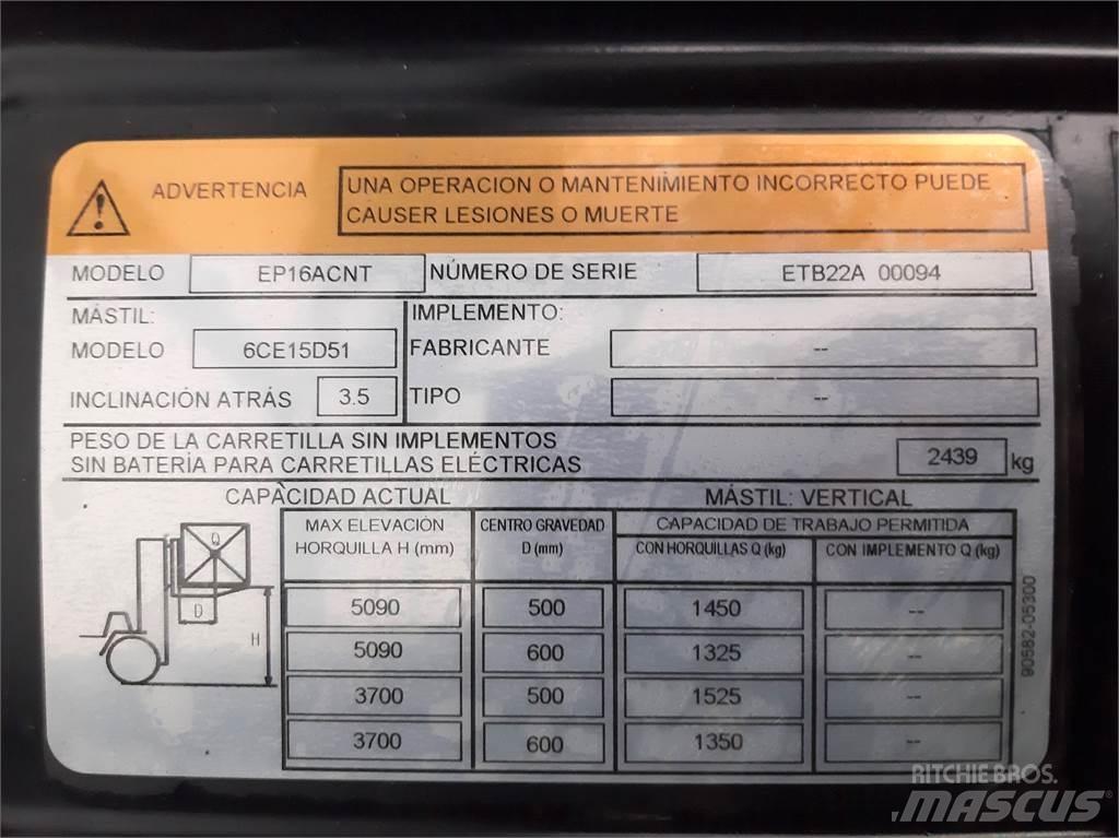 CAT EP16ACNT Elektromos targoncák