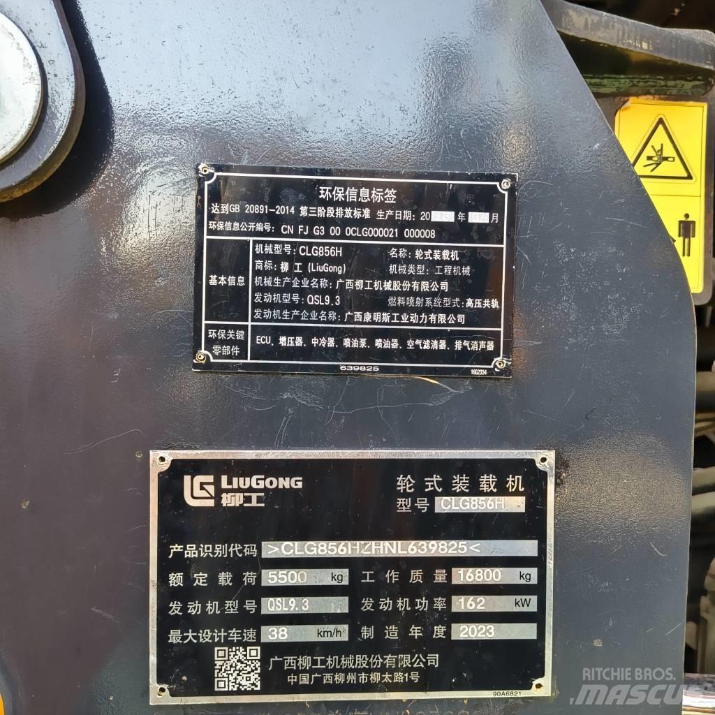LiuGong 865H Gumikerekes homlokrakodók