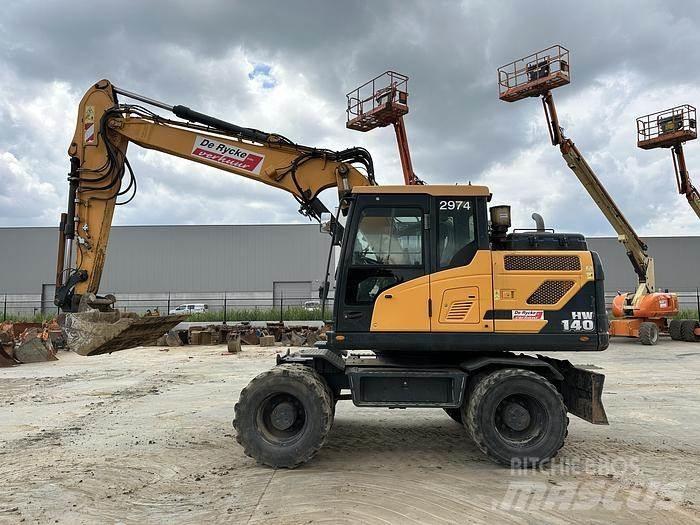 Hyundai HW140 Gumikerekes kotrók