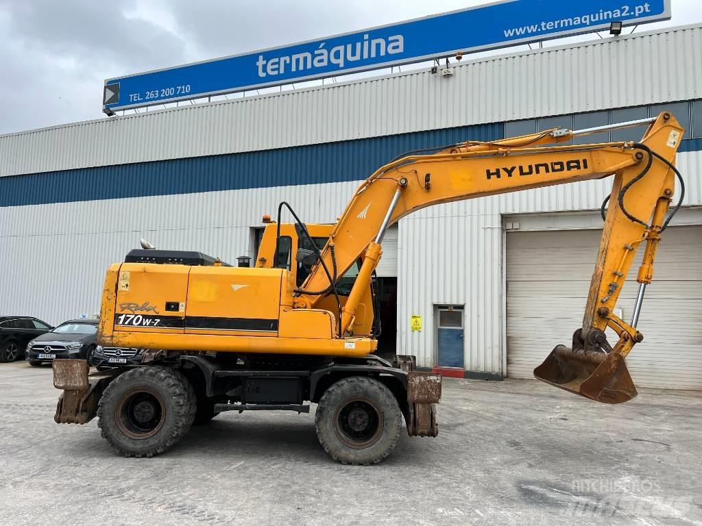 Hyundai R 170W-7 Gumikerekes kotrók