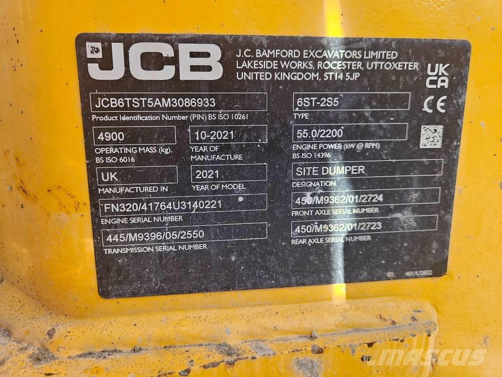 JCB 6ST-2S5 Csuklósdömperek