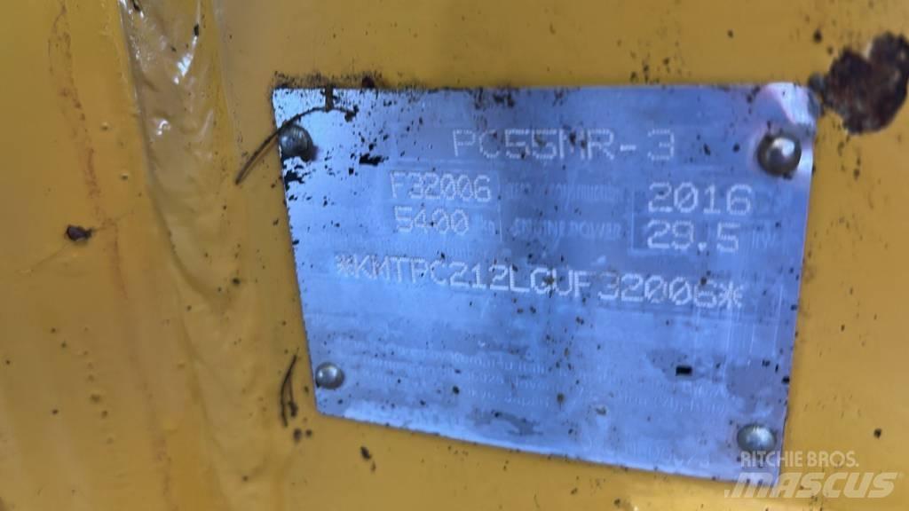 Komatsu PC 55 MR-3 Mini kotrók < 7t