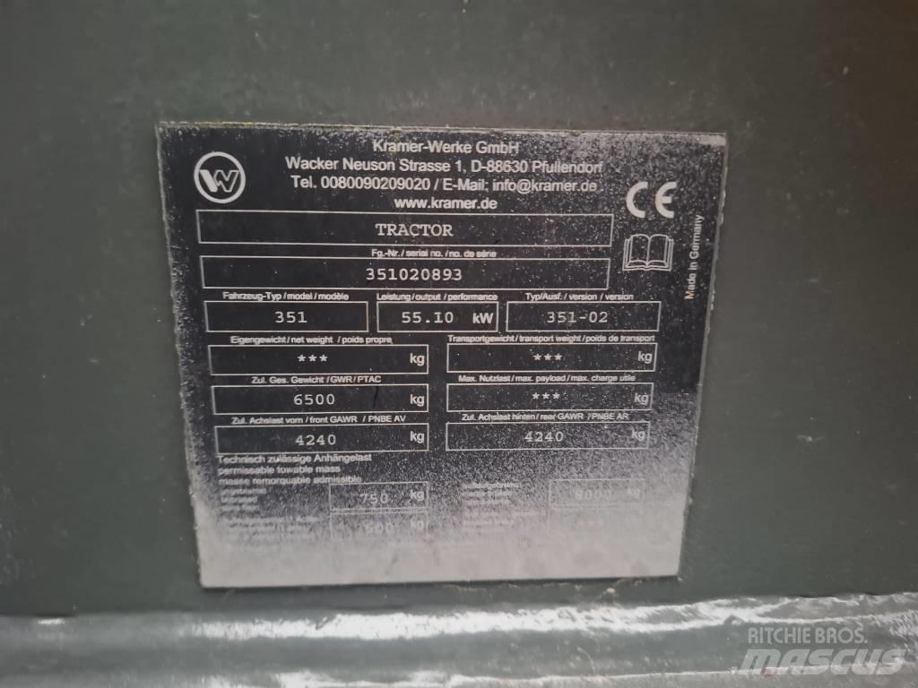 Kramer 480 Gumikerekes homlokrakodók