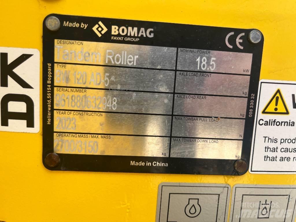 Bomag BW 120 AD-5 Ikerdobos hengerek