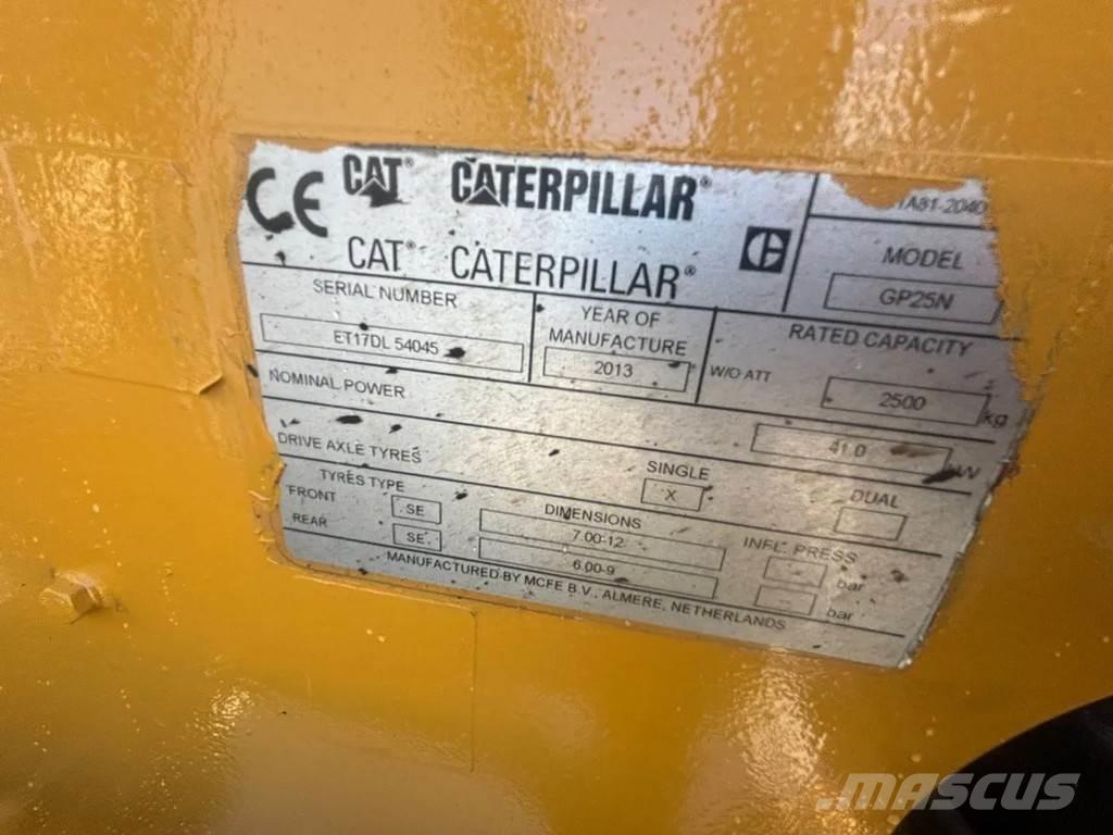 CAT Heftruck GP25N Gázüzemű targoncák