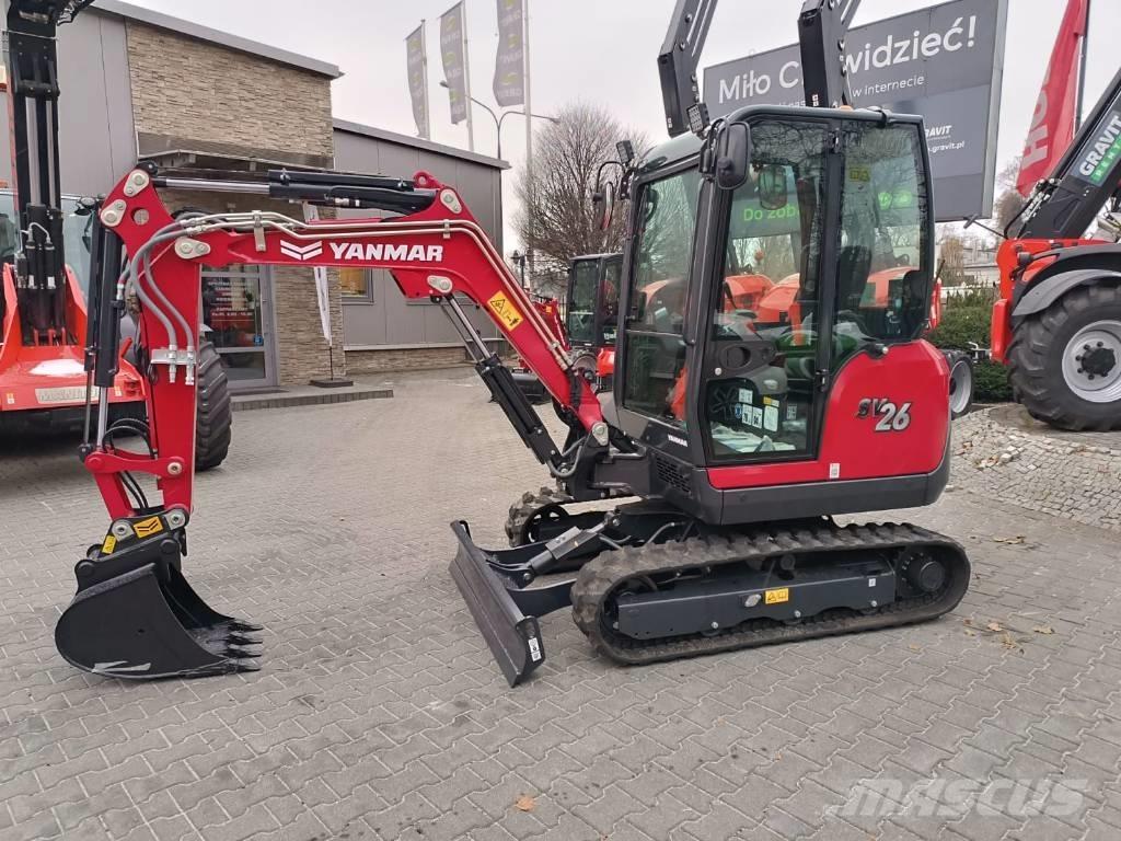 Yanmar SV 26 Advance Mini kotrók < 7t