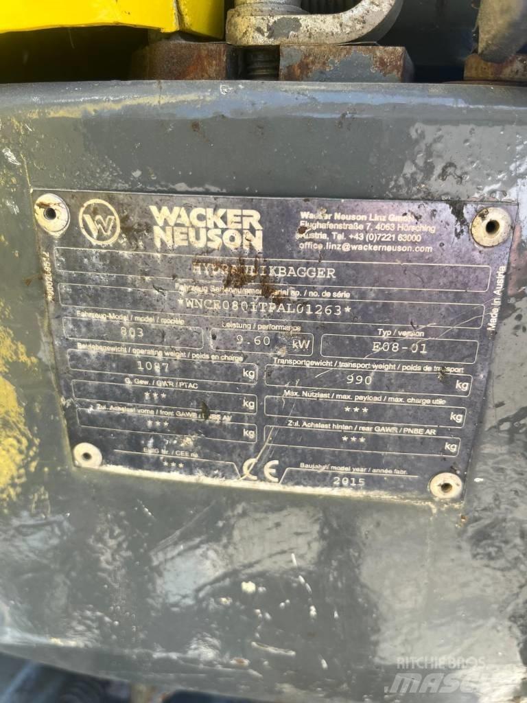 Wacker Neuson 803 RD Mini kotrók < 7t
