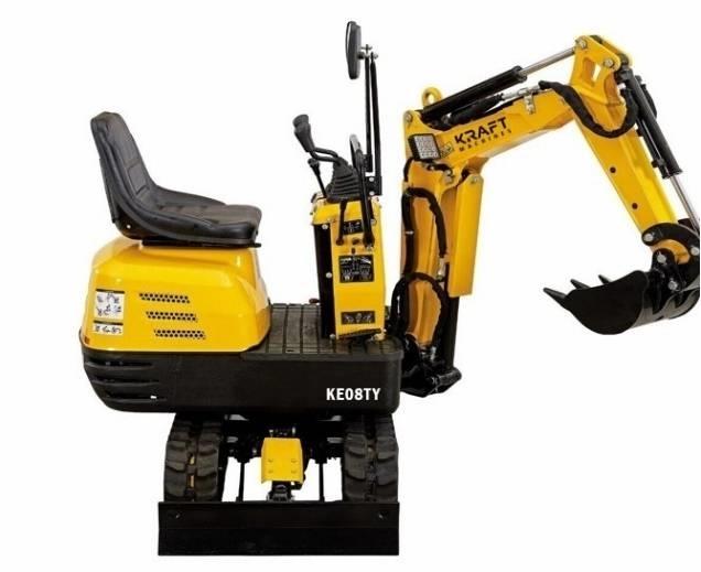 Kraft KE08TY Mini kotrók < 7t