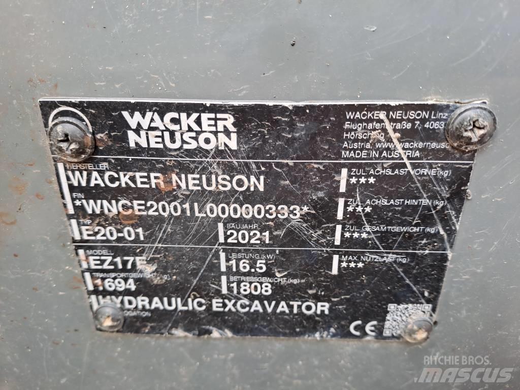 Wacker Neuson EZ17e Lánctalpas kotrók