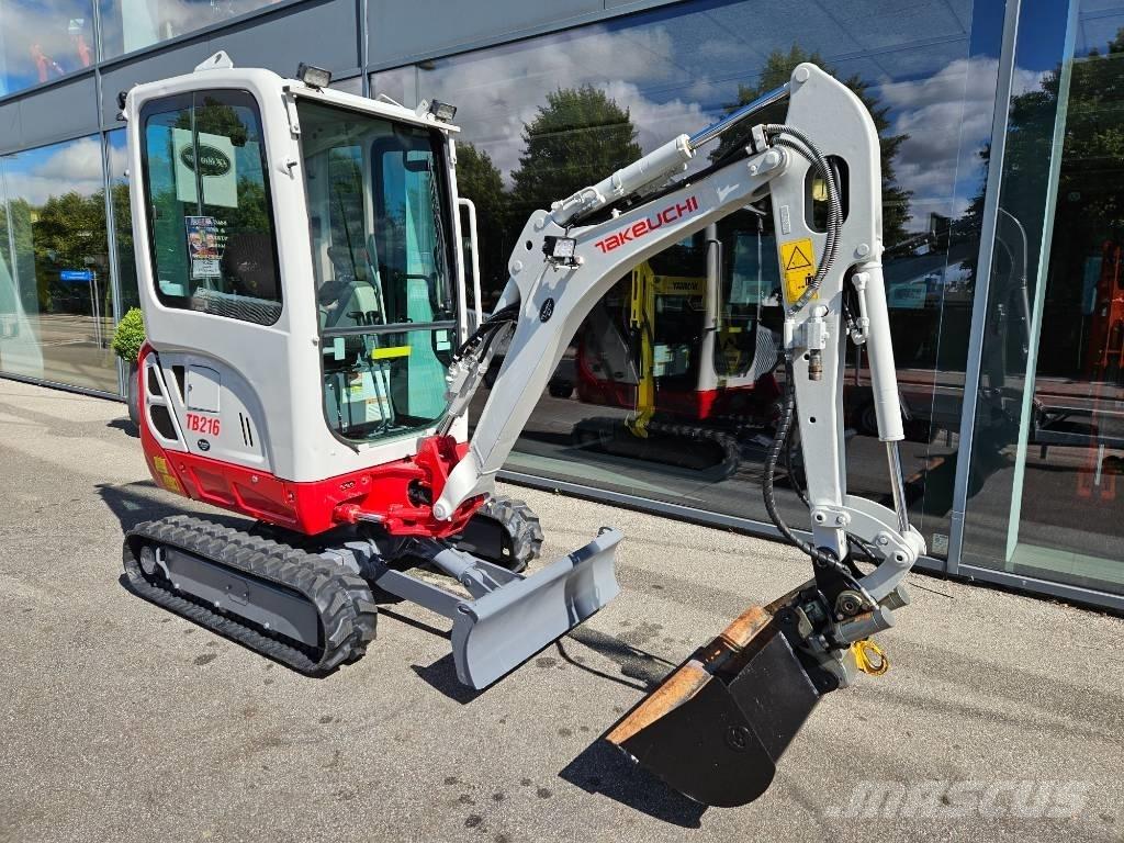 Takeuchi TB 216 Mini kotrók < 7t