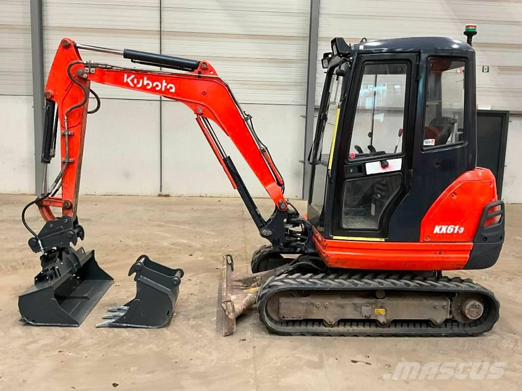 Kubota KX 61-3 Mini kotrók < 7t