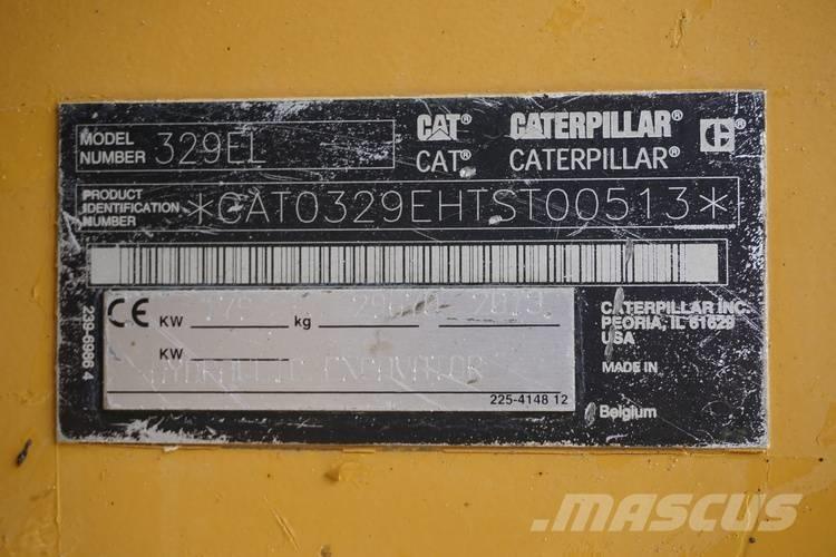 CAT 329 EL Lánctalpas kotrók