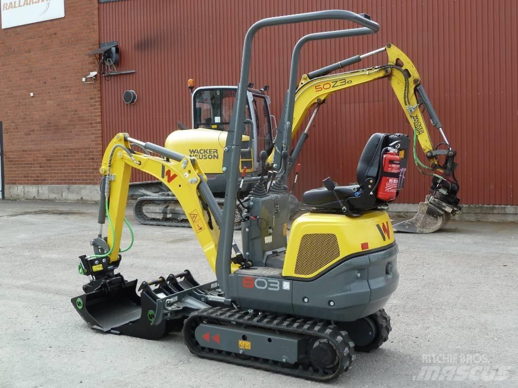 Wacker Neuson 803 Mini kotrók < 7t