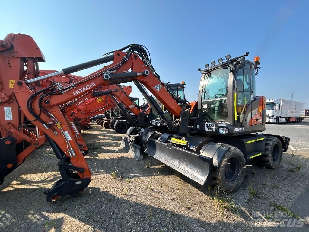 Hitachi ZX95W-7 Gumikerekes kotrók