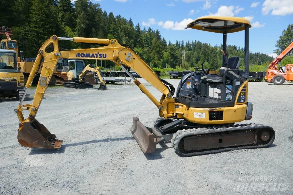 Komatsu PC 30 MR-3 Mini kotrók < 7t
