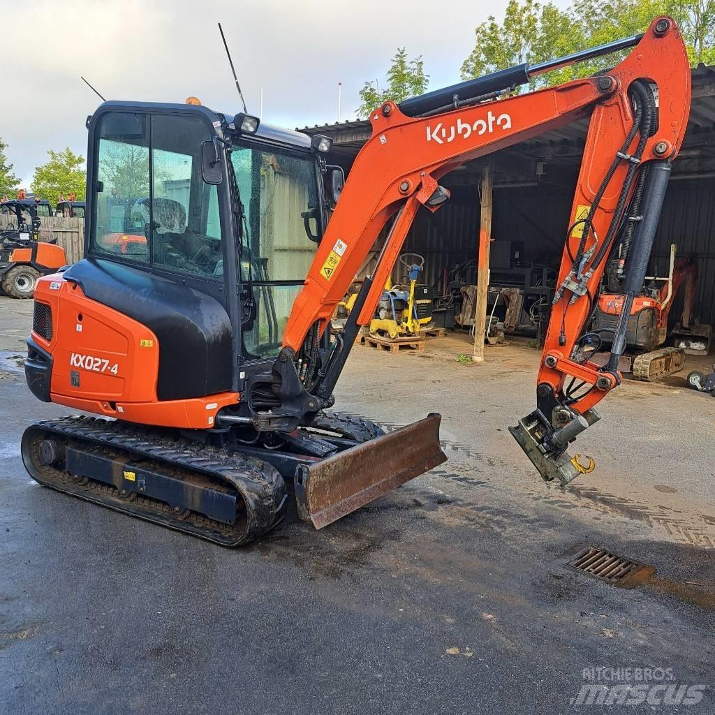 Kubota KX 027-4 Mini kotrók < 7t