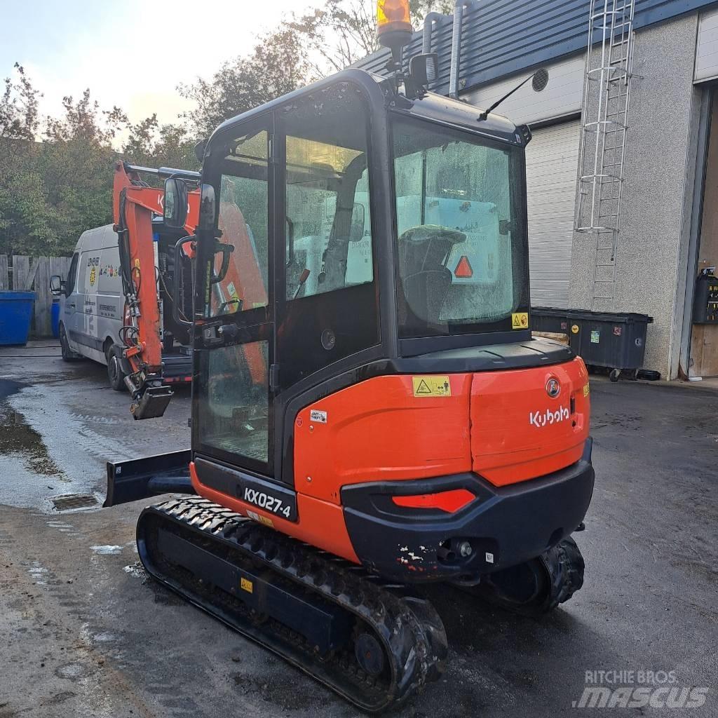 Kubota KX 027-4 Mini kotrók < 7t