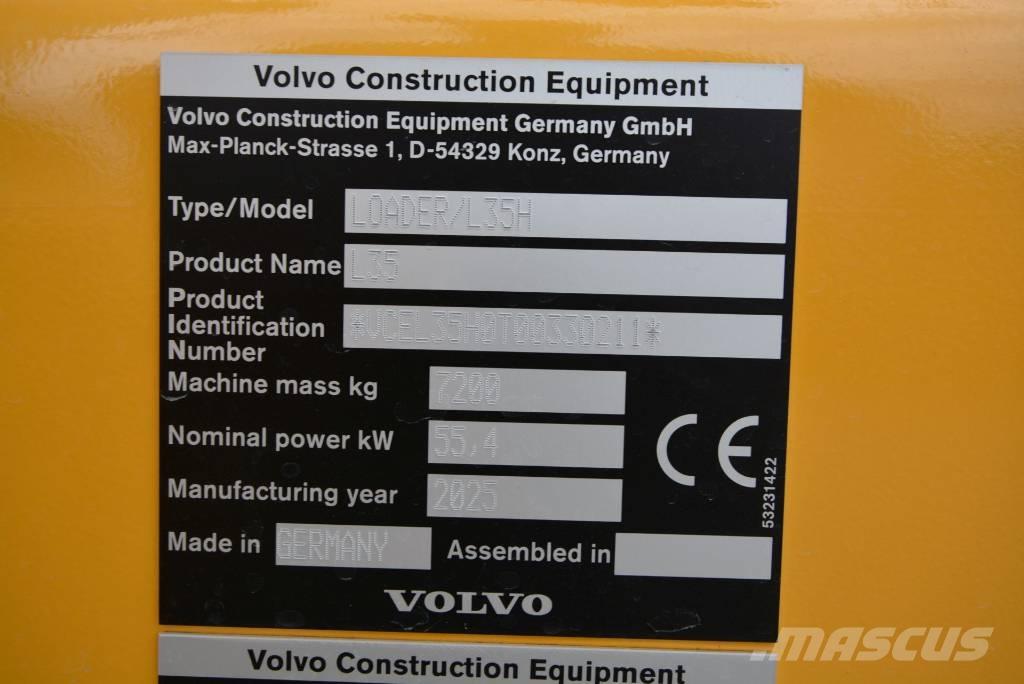 Volvo L 35 H Gumikerekes homlokrakodók