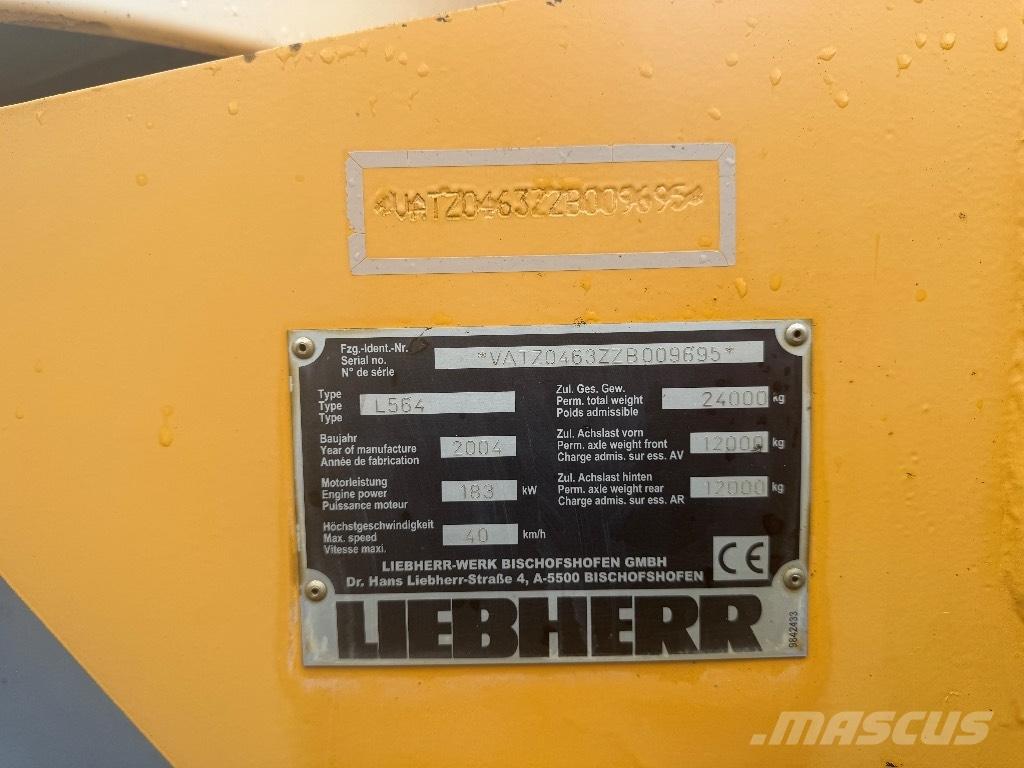 Liebherr L 564 Gumikerekes homlokrakodók