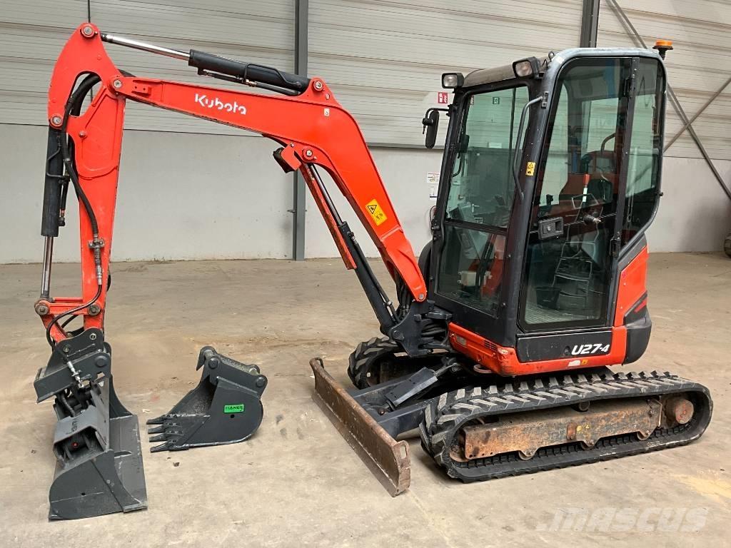 Kubota U 27-4 Mini kotrók < 7t