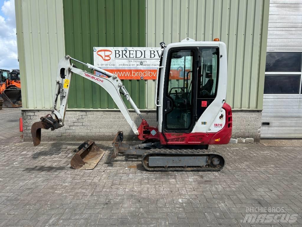 Takeuchi TB 216 Mini kotrók < 7t