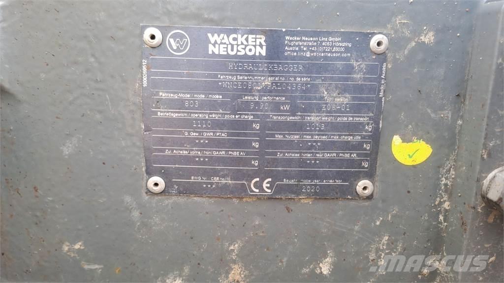 Wacker Neuson 803 Lánctalpas kotrók