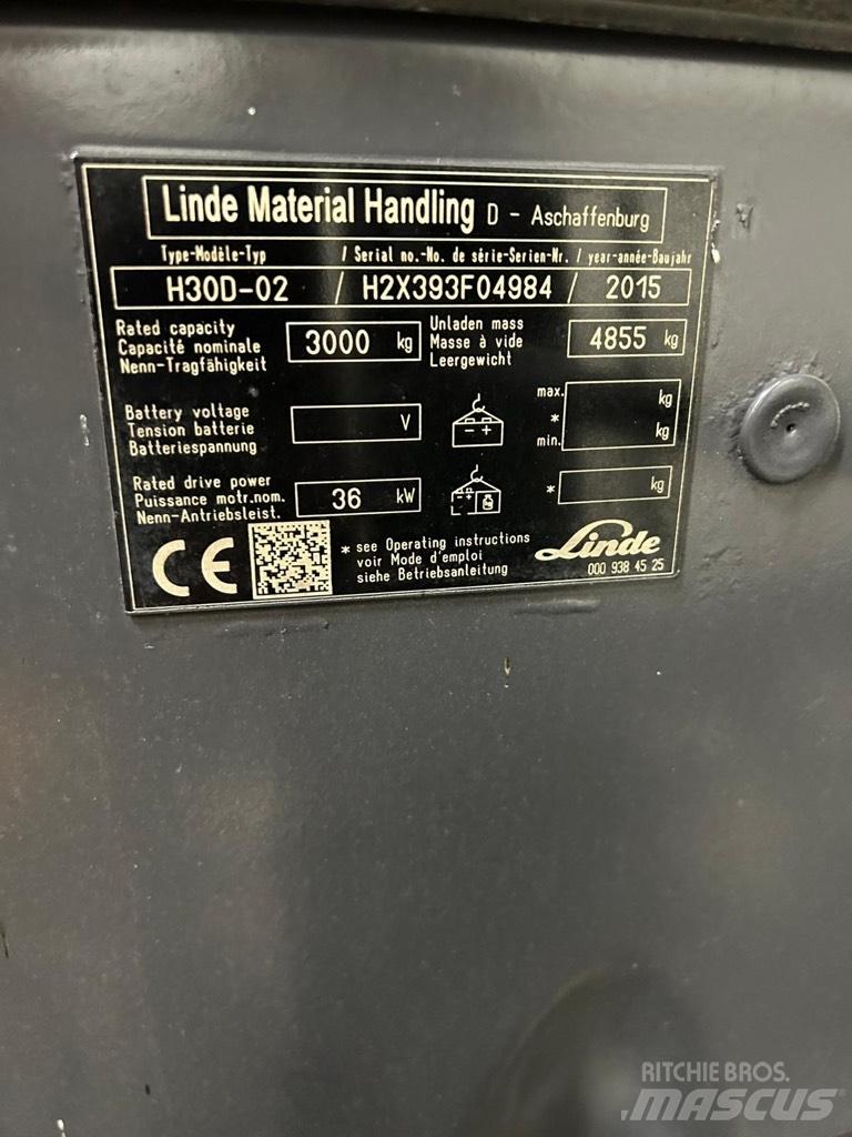 Linde H30D-02 EVO Dízel targoncák