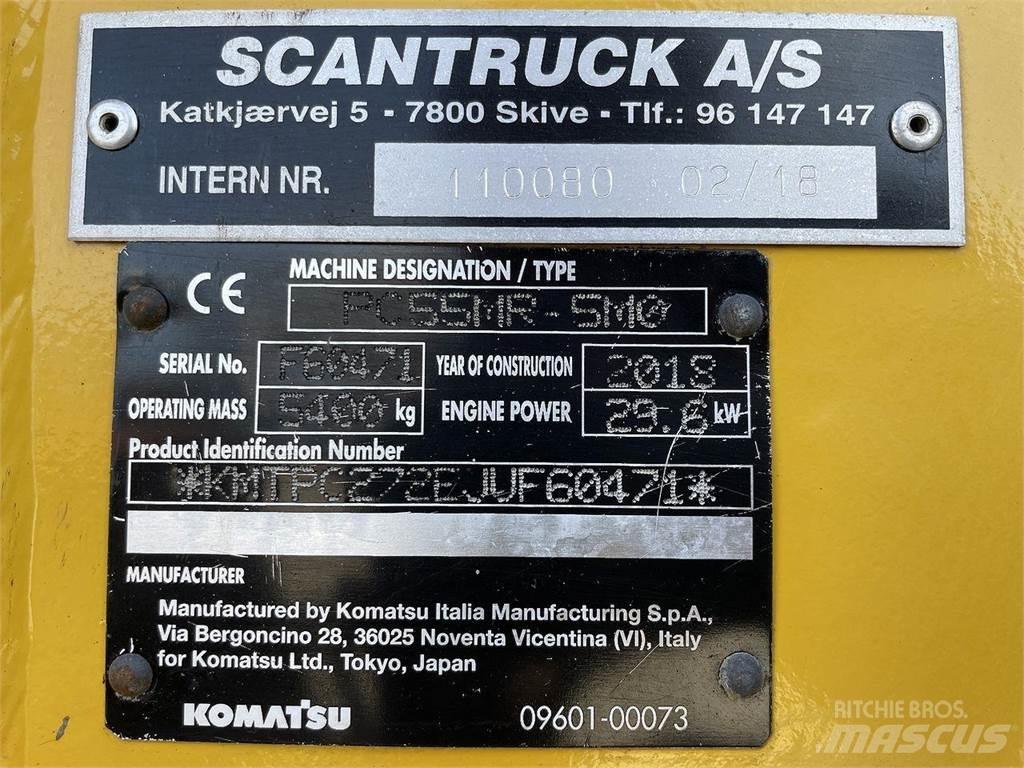 Komatsu PC55MR-5 Gumikerekes kotrók