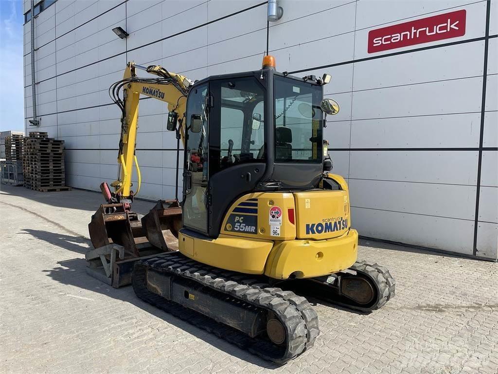 Komatsu PC55MR-5 Gumikerekes kotrók