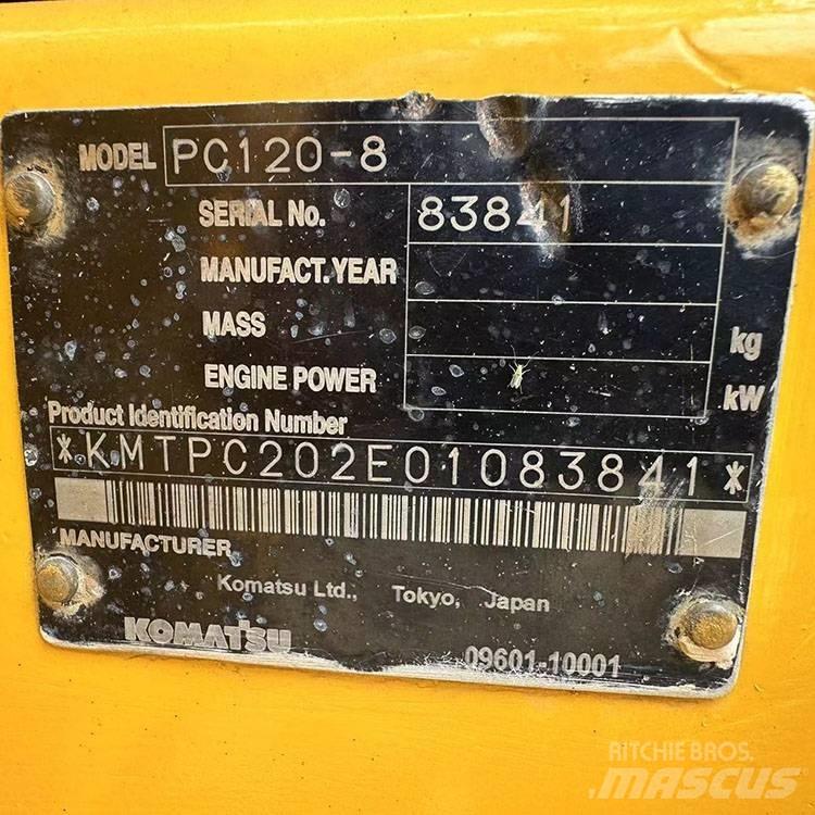 Komatsu PC 120-8 Lánctalpas kotrók
