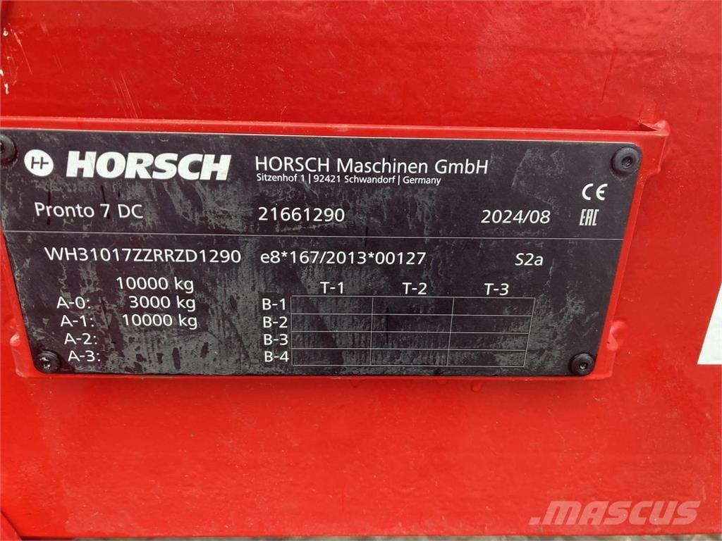 Horsch Pronto 7DC Sorvetőgép