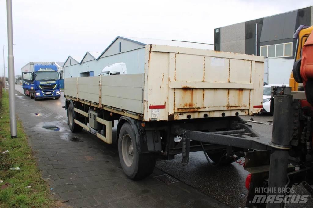 Lecitrailer + 2 AXEL Platós / Ponyvás pótkocsik